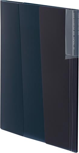 クリヤーホルダーファイルカタスワイド黒×5