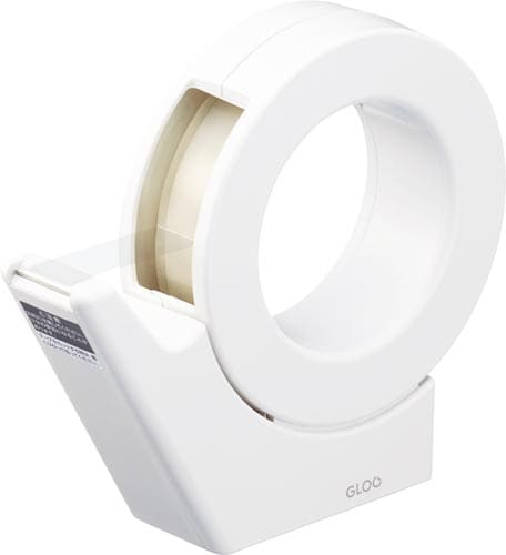 グルーテープカッター・吸盤ハンディ大巻白 5個