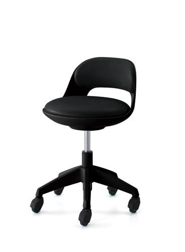 ココット ロー 背付 黒シェルVZE6