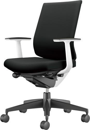 ウィザード3ローバック白樹脂脚T肘布ブラックV