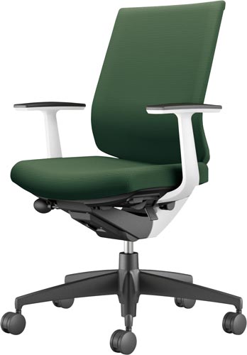 ウィザード3ローバック白樹脂脚T肘布グリーンV