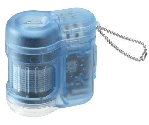 顕微鏡 ハンディ顕微鏡 プチ 青 2個