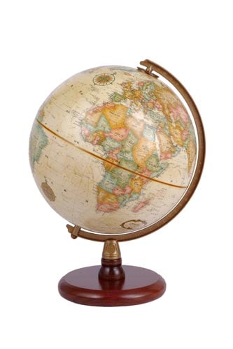 地球儀 クインシー型 アンティーク 日本語版