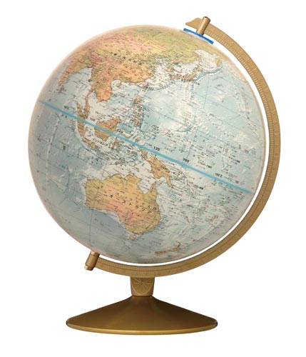 地球儀 マリナー型 ブルーオーシャン 日本語版