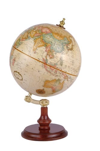 地球儀 リンカーン型 アンティーク 日本語版
