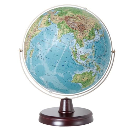 地球儀 衛星地形 WP 球径32cm 卓上