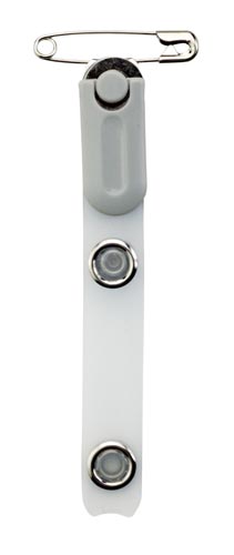 名札用クリップ プラスチックバンド 両用10個×5