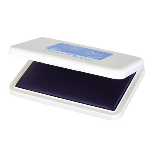 ニューフラワースタンプ台 大形 藍