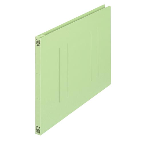 フラットファイル A4横 縦罫線タイプ グリーン