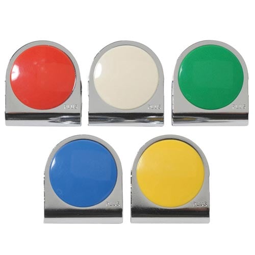 カラーマグネットクリップ大 アソート5個入