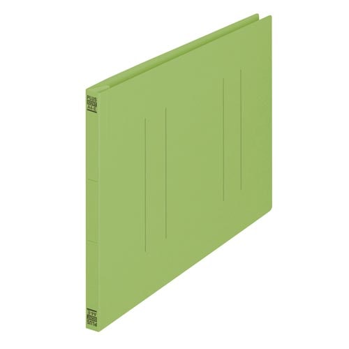 フラットファイルA4E縦罫線 リーフグリーン×10
