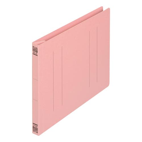 フラットファイルA5E縦罫線タイプ ピンク×10