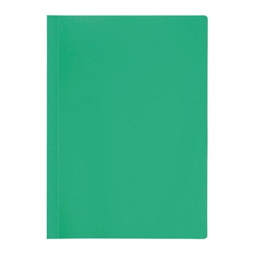 レール式カラークリアーホルダー表紙 グリーン×20