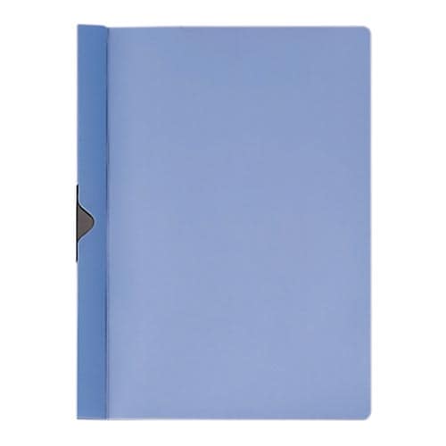 スライドクリップファイル ブルー×10