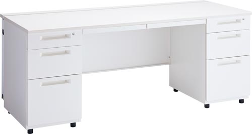 TT−Lデスク両袖机引出3+3幅1800WH×WH