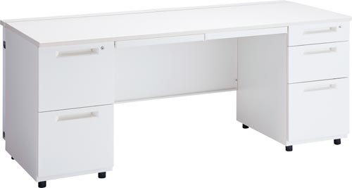 TT−Lデスク両袖机引出2+3幅1800WH×WH