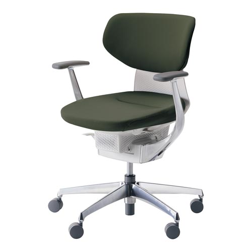 イング クッションラテラル 本体白銀脚深緑 硬床用