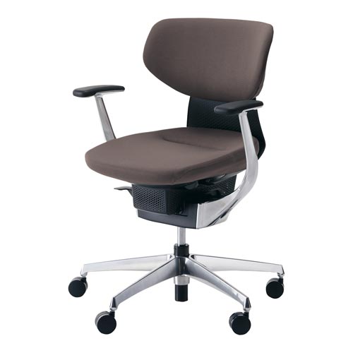 イング クッションラテラル本体黒銀脚 濃茶 硬床用