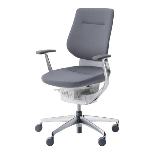 イング クッションバーチカル本体白銀脚薄灰 硬床用