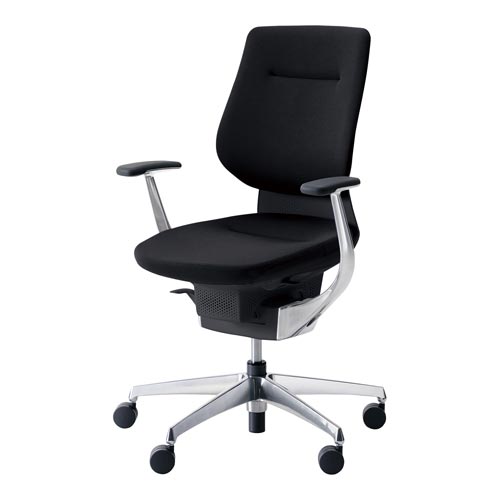 イング クッションバーチカル 本体黒銀脚黒 硬床用