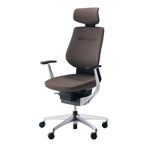 イング クッションヘッド付 本体黒銀脚濃茶 硬床用