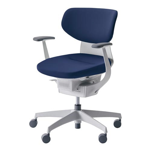 イング クッションラテラル 白本体 紺 硬床用