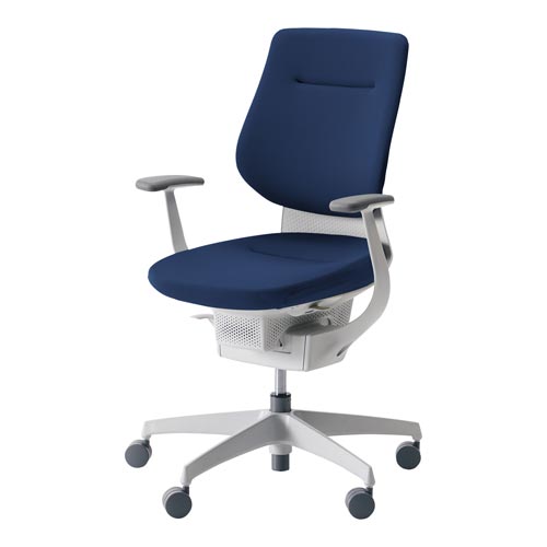 イング クッションバーチカル 本体白 紺 硬床用