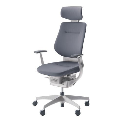 イング クッションヘッド付 本体白 薄灰 硬床用