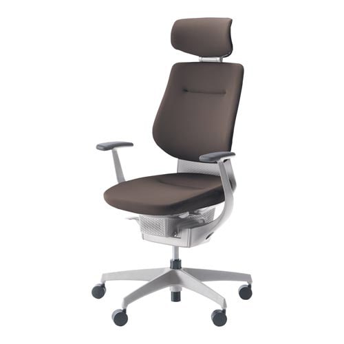 イング クッションヘッド付 本体白 濃茶 硬床用