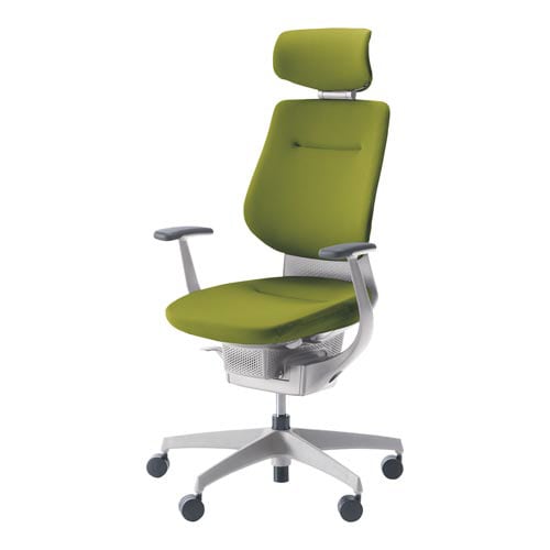 イング クッションヘッド付 本体白 黄緑 硬床用