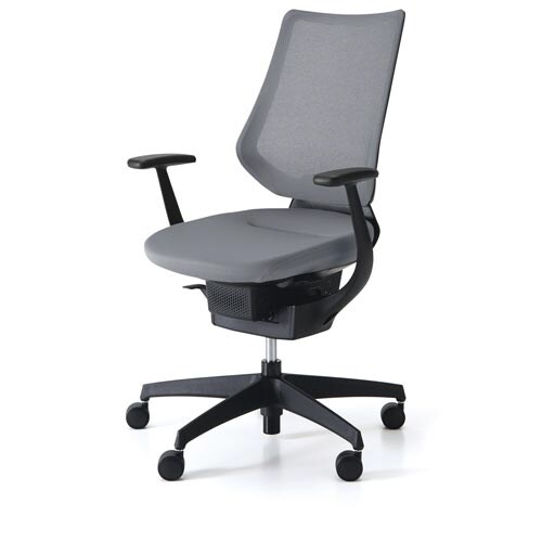 イング メッシュバーチカル 本体黒 薄灰 硬床用