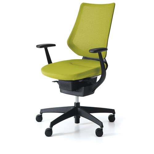 イング メッシュバーチカル 本体黒 黄緑 硬床用