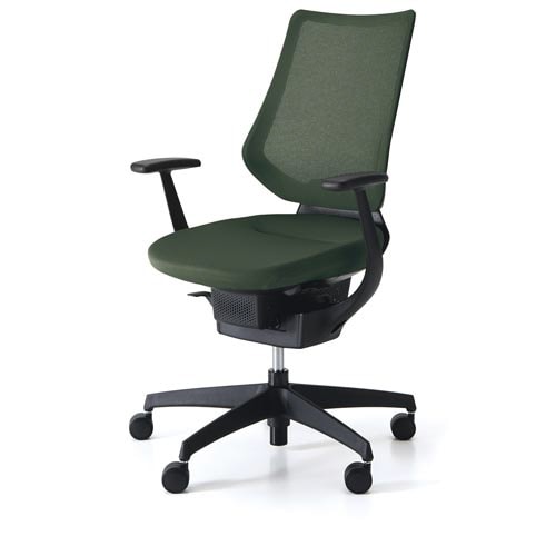 イング メッシュバーチカル 本体黒 深緑 硬床用