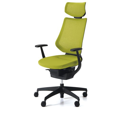 イング メッシュヘッド付 本体黒 黄緑 軟床用