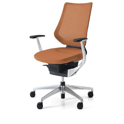 イング メッシュバーチカル本体本体黒銀脚橙 硬床用