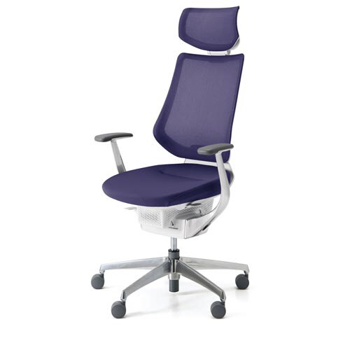 イング メッシュヘッド付 本体白銀脚 深紫 硬床用