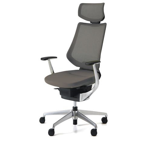 イング メッシュヘッド付 本体黒銀脚 濃茶 硬床用