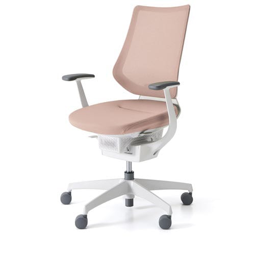 イング メッシュバーチカル 本体白 灰桃 硬床用