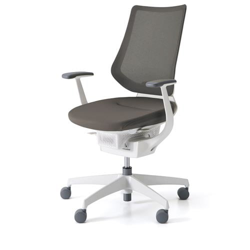 イング メッシュバーチカル 本体白 濃茶 硬床用