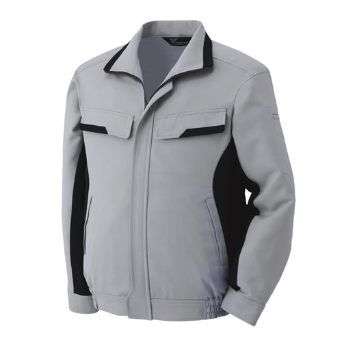 立体構造作業服男女長袖ペアブルゾンVE51上 L