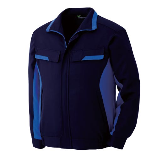 立体構造作業服男女長袖ペアブルゾンVE57上 3L