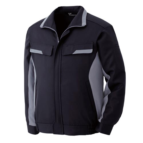 立体構造作業服男女長袖ペアブルゾンVE59上 4L