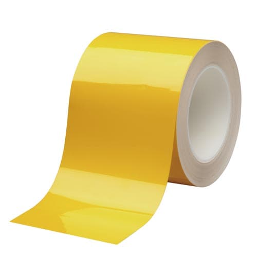 ベルデビバハ−ドテ−プ 黄 100mmX20m