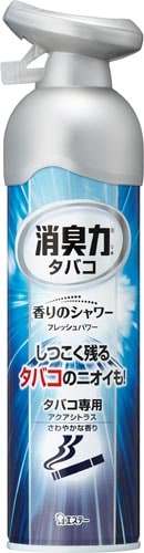消臭力香りのシャワー タバコ用 アクアシトラス×3