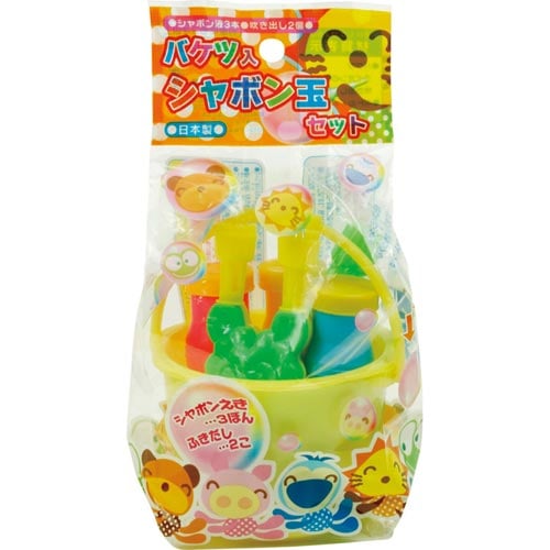 しゃぼん玉セット バケツ入り 10個