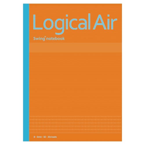 ノート ロジカルエアー B5 B罫オレンジ 30冊