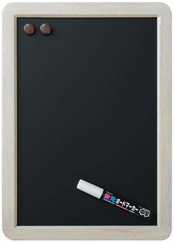 アンティークブラックボード A3 ホワイトフレーム