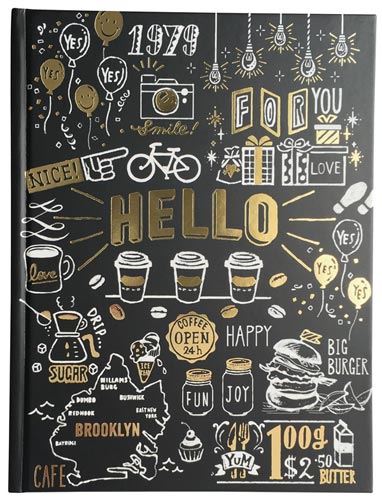 フリーアルバム Mサイズ Black board