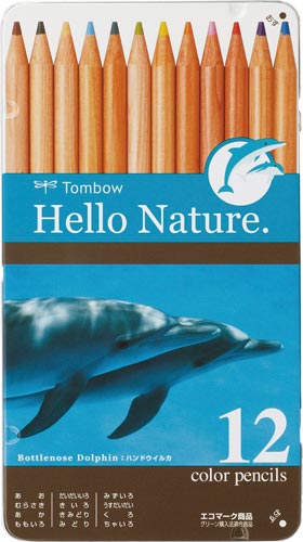 色鉛筆 ハローネイチャー ドルフィン 12色入×3