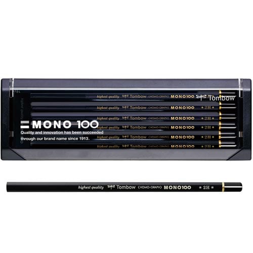 鉛筆 MONO100 2H 12本入×2
